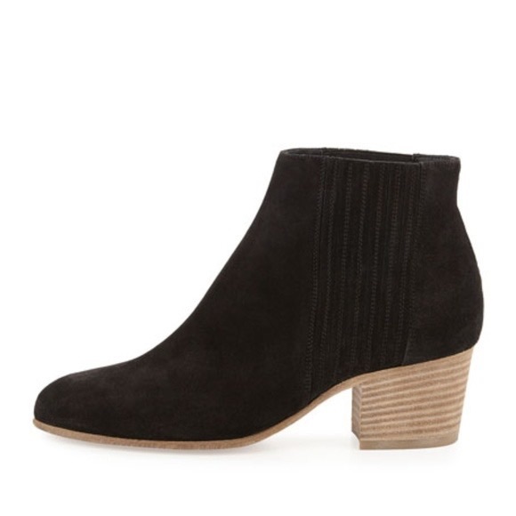 Vince Haider Suede Bootie Black Size 6.5 - Picture 13 of 13